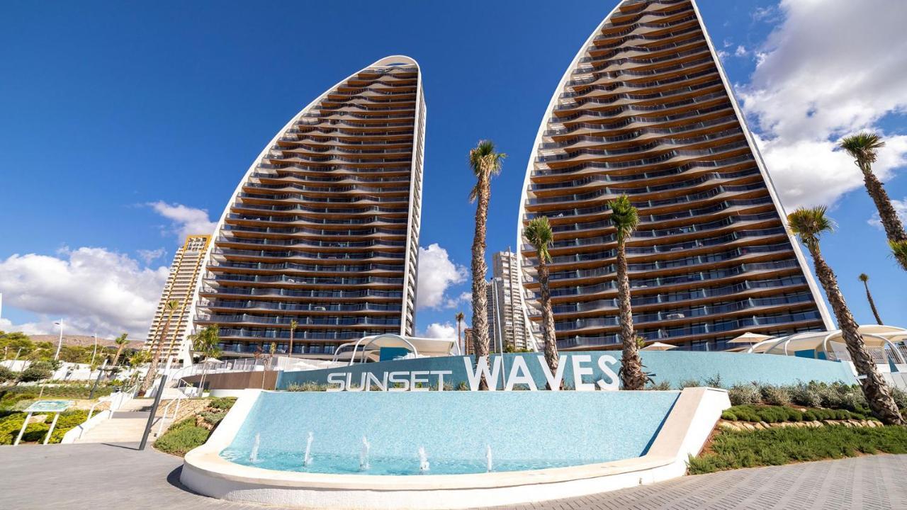 Apartamento SUNSET WAVES Benidorm Sea View Exterior foto