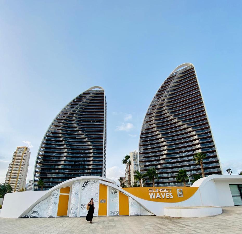 Apartamento SUNSET WAVES Benidorm Sea View Exterior foto